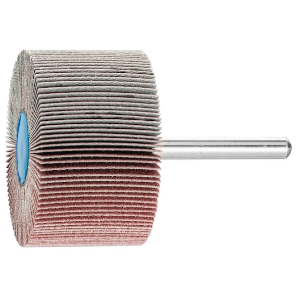 Pferd 2" x 1" Mounted Flap Wheel - 1/4" Shank - Aluminum Oxide - 180 Grit - 45241