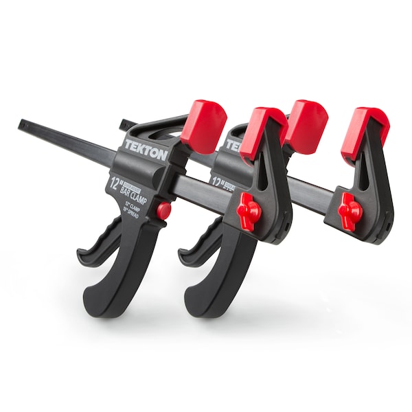 Tekton 12 Inch Ratchet Bar Clamp / 18 Inch Spreader Set, 2-Piece - CLP51512