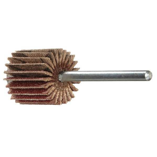 Merit Abrasive Flap Wheel, 3/4 In. Dia, 120 Grit - 08834137582