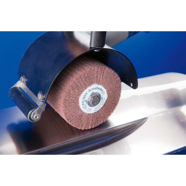 Pferd 4" x 4" POLINOX Non-Woven Finishing Drum - 3/4" Keyed A.H., PNL Type - 180 Grit - 43104