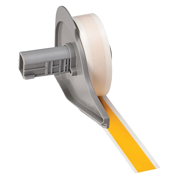 Brady Label, 1/2 in W, Outdoor, Yellow - M7C-500-581-YL