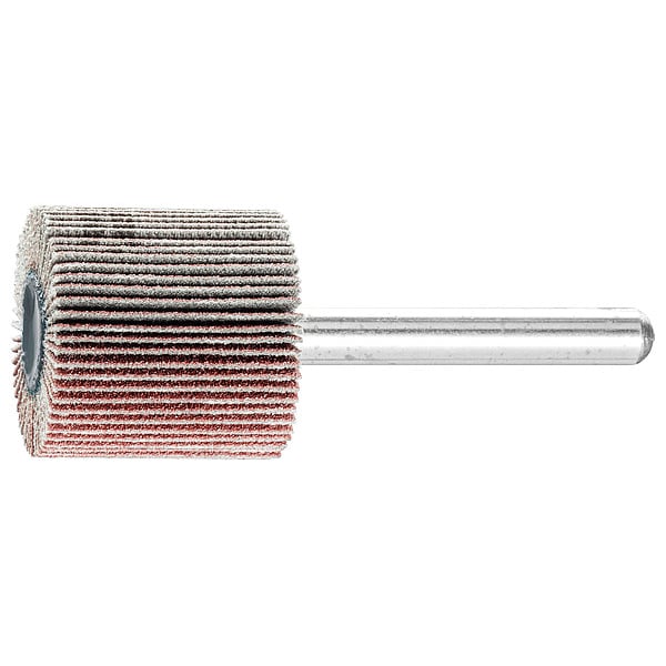 Pferd 1" x 1" Mounted Flap Wheel - 1/4" Shank - Aluminum Oxide - 40 Grit - 45463
