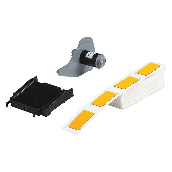 Brady Label Cartridge, Yellow, Labels/Roll: 100 - M71EP-173-593-YL