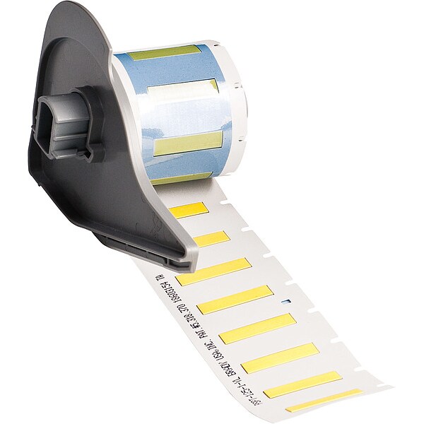 Brady Sleeve, 1 in W, 15/64 in H, Die-cut - M7-125-1-342-YL