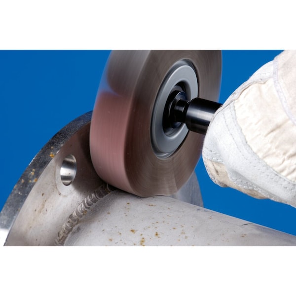 Pferd 6'' x 1'' Unmounted Flap Wheel - 1'' A.H. - Ceramic Oxide - 120 Grit - 45843