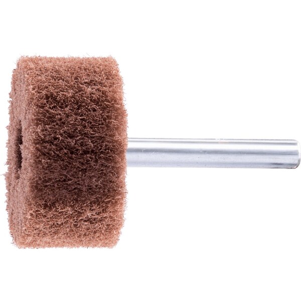 Pferd PFERD POLINOX Mounted Flap Wheel, 1-1/2in x 3/4, 360 Grit, Radial, 1/4in Shank, Aluminum Oxide - 46189