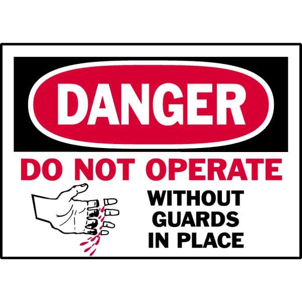 Brady Equipment Label, 5 In. W, PK5, 86215 - 86215