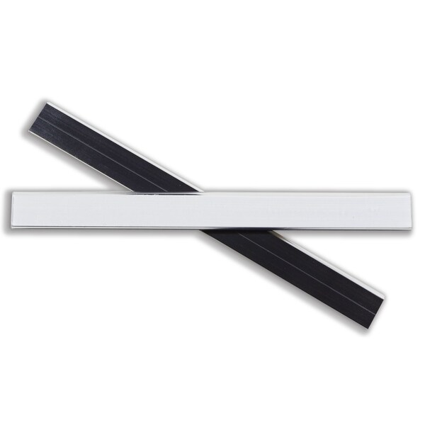 C-Line Products HOLDEX Magnetic ShelfBin Label Holders, 12  inch Magnetic Label Holder, 10PK - 87207