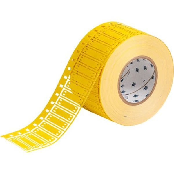 Brady Tag, Yellow, 2.2in.Wx0.41in.H - HSNX-400-2-YL