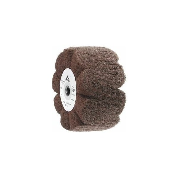 Holex Fleece Flap Wheel Roller, M14 Thread, Dia: 100 mm, Grit:280 - 566375 280