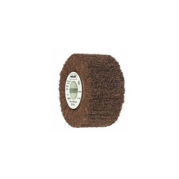 Holex Fleece Flap Wheel Roller, 100 mm X 50 mm, Grit: 100 - 568474 100