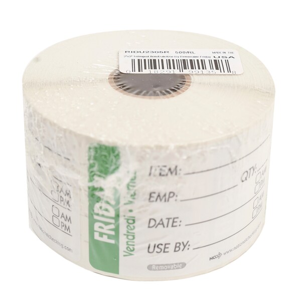 National Checking National Checking 2X3 Trilingual Item-Date-Use By Friday Green, PK500 - RIDU2305R