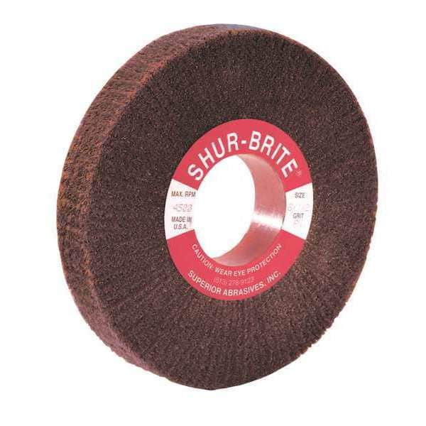 Superior Abrasives Satin Flap Brush, S/C Fine, HD, 6x1x2 - A008638