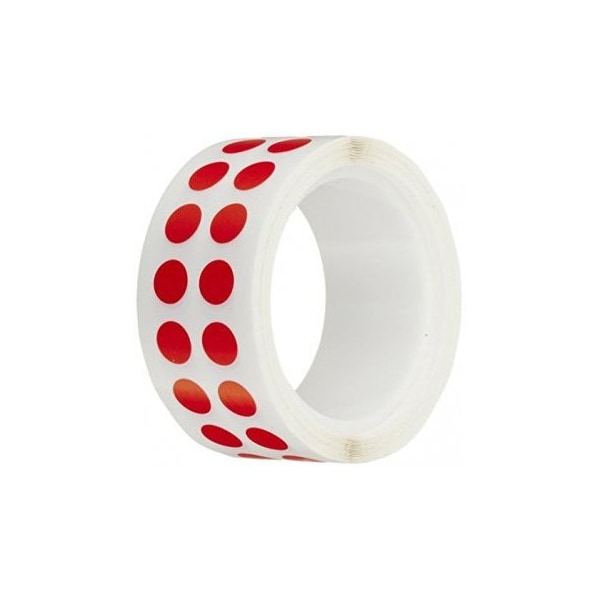 Diversified Biotech Tough-Spots, 1/2" Dia, Red, 1000/pk, 1000PK - 247129R
