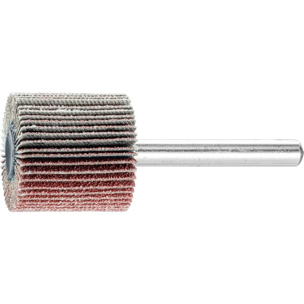 Pferd 1" x 1" Mounted Flap Wheel - 1/4" Shank - Ceramic Oxide - 60 Grit - 45280