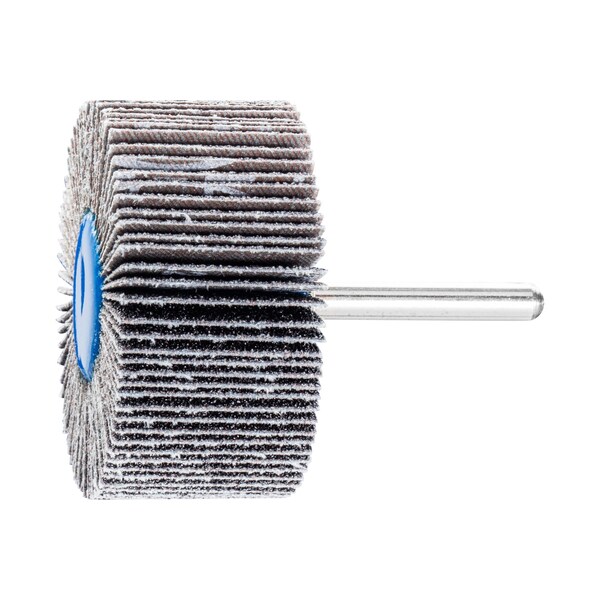 Pferd 2" x 1" Mounted Flap Wheel - 1/4" Shank - 60 Grit SiC - 45491