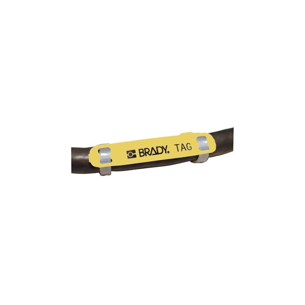 Brady Heatex Cable Markers 0.390 in H x 2.4 in W Polyether Polyurethane Yellow 1000/RL - HSCM-2400-0.390-YL