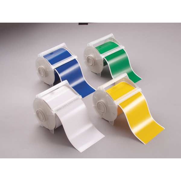 Brady Label Tape Cartridge, White, Labels/Roll: Continuous - 76614