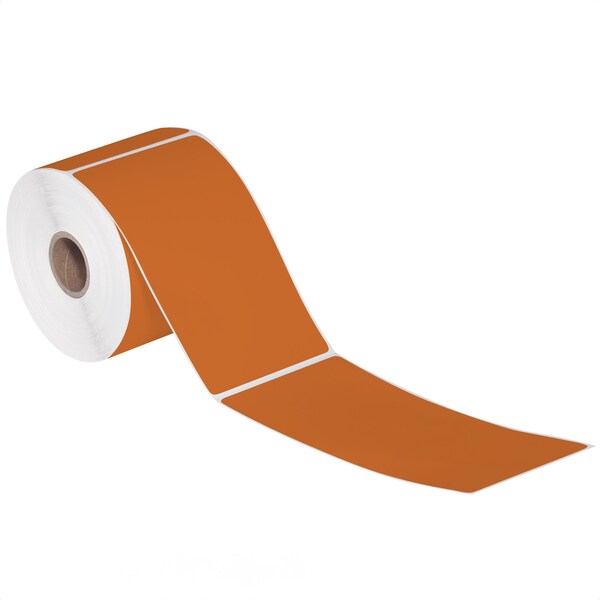 Tape Logic 3 x 5in Orange Desktop Direct Thermal Label, 12PK - THD327