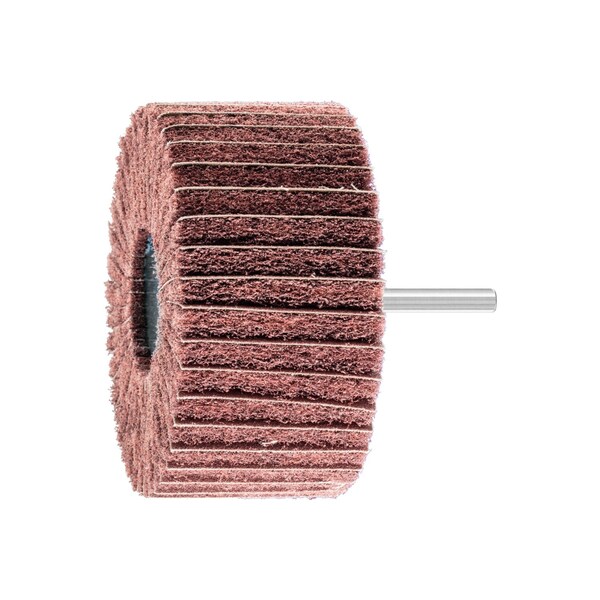 Pferd 4" x 2" POLINOX Mtd. Flap Wheel - 1/4" Shank - PNZ Type - 180 Grit - 46229