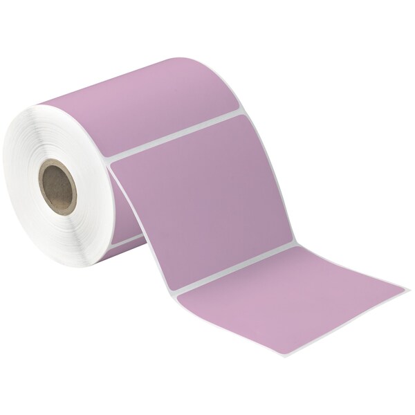 Tape Logic 4 x 4in Pink Desktop Direct Thermal Label, 12PK - THD401