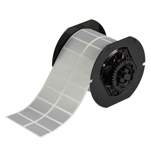 Brady B33 Series Tamper Evident Metallized Polyester Lbl 0.75in H x 1.5in W SL 3300/RL - B33-6-438