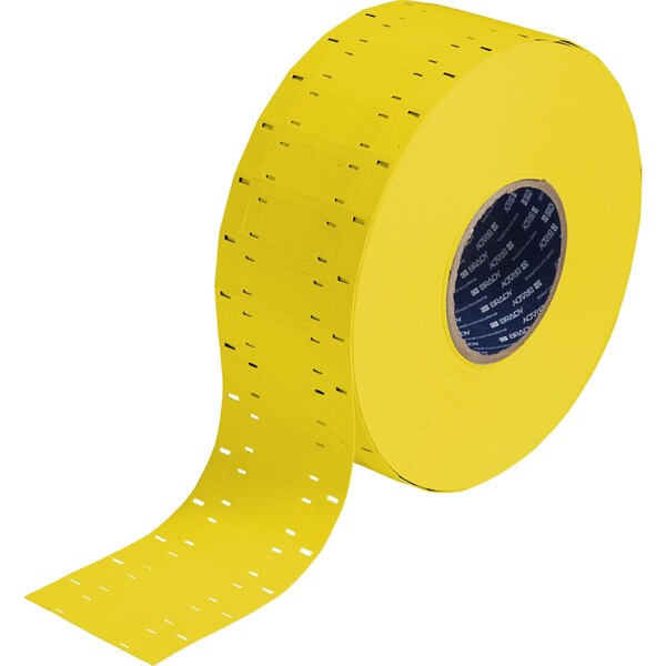 Brady Standard Temperature Performance Tags Polyolefin 0.8in H x 2.025in W YL 1000/RL - HSCMST-800-2-Y-1