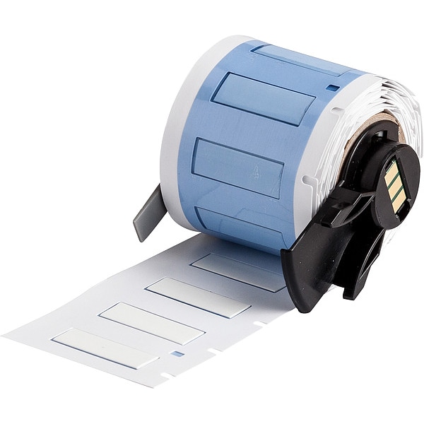 Brady Sleeve, 1 in W, 21/64 in H, Die-cut - M6-187-1-345-WT