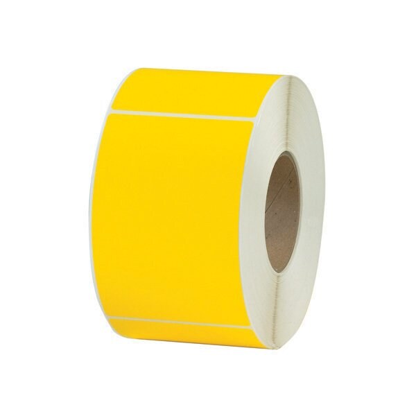 Bsc Preferred 4 x 6'' Yellow Thermal Transfer Labels, 1000PK - BUY00014185