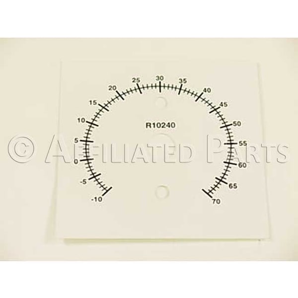 Aaon DECAL THERMOSTAT 1070 USED WITH R10230 - R10240