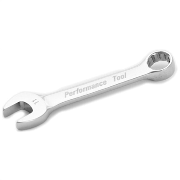 Herramienta de Rendimiento Llave Combinada Estriada de Cromo, 11mm, con Extremo de Caja de 12 Puntos, Totalmente Pulida, 4" Largo - W30611