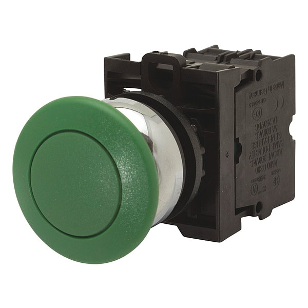 Eaton Protector de botón sin iluminación para mamá con tapa verde, 22.5 mm, verde - M22-DRP-G