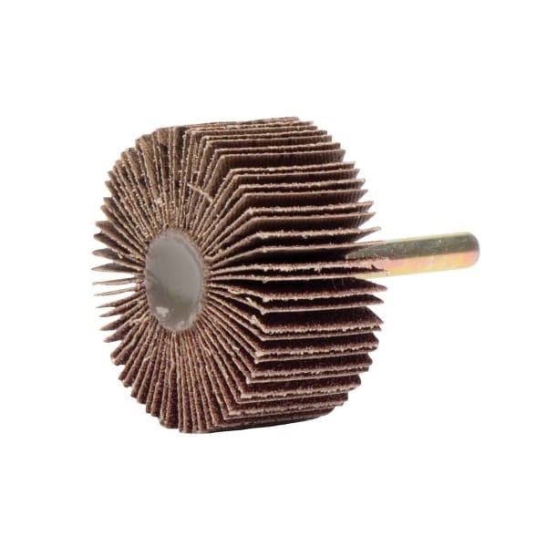 Weiler 2" x 1" Tiger Coated Abrasive Flap Wheel, 1/4" Stem, 60AO - 52015