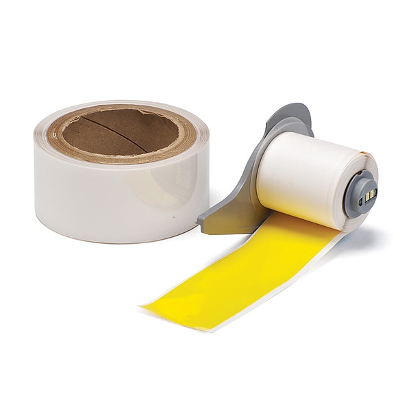 Brady Label, 2 in W, Indoor, Yellow - M7-2000-483-YL-KT