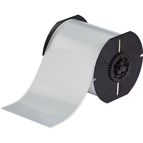 Brady B33 Series Matte Silver Polyester Labels Labels 4 in W x 100 ft L Silver - B33C-4000-413