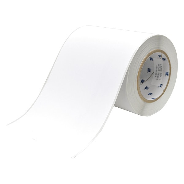 Brady Marine Label, 100 ft. L, 6" W, White - J50C-6000-2585
