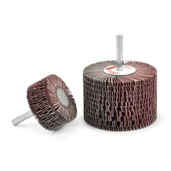 Superior Abrasives Superior Abrasives Flap Mop Mandrel 2 x 1 x 1/4 Aluminum Oxide Fine - 28967