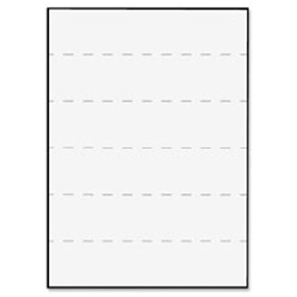 Easy-To-Organize Transcription Label - White - 8.5 in. x 2 in. - EA3208875