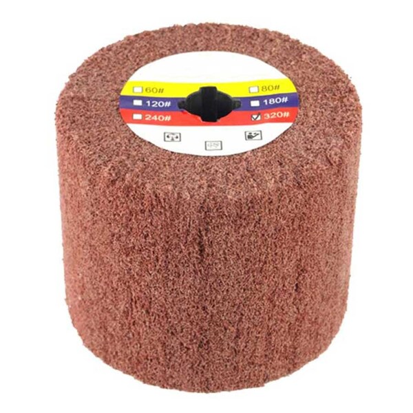 Superior Pads And Abrasives Elastic Grain Coated Non Woven Nylon Web Wheel - 320 Grit - AW-320