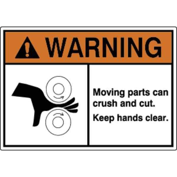 Zoro Select Label, Machine/Equipment, 3-1/2 in. H, PK5, HWL-535-725-5PK - HWL-535-725-5PK