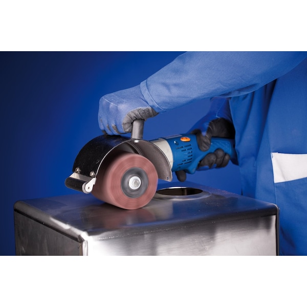 Pferd 4" x 4" POLINOX Non-Woven Finishing Drum - 3/4" AH, PNG, A/O 180 Grit - 43004