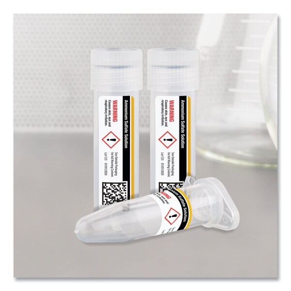 Avery UltraDuty Chemical Waterproof and UV Res Labels, 0.5x1.75, Wht, PK1500 - 60518
