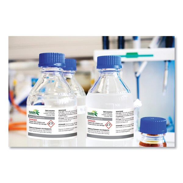 Avery UltraDuty Chemical Waterproof and UV Resistant Labels, 2x4, Wht, PK500 - 60525