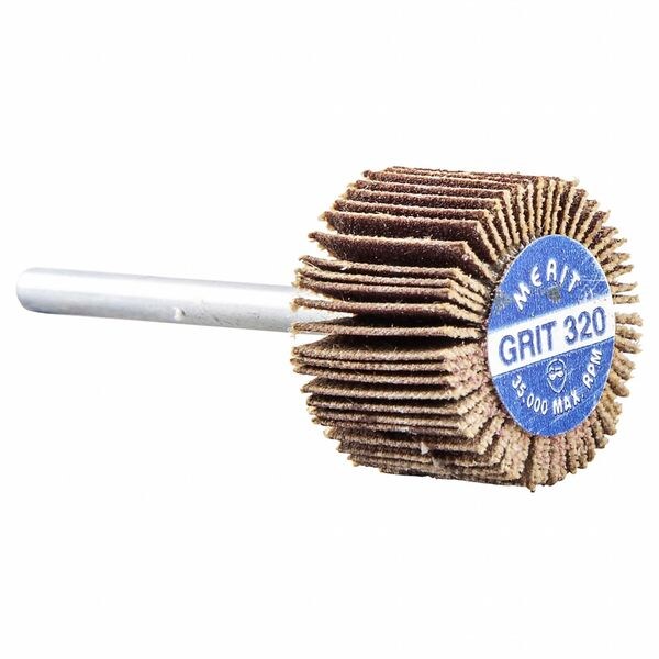 Merit Flap Wheel, Aluminum Oxide, 3/4" dia - 08834137575
