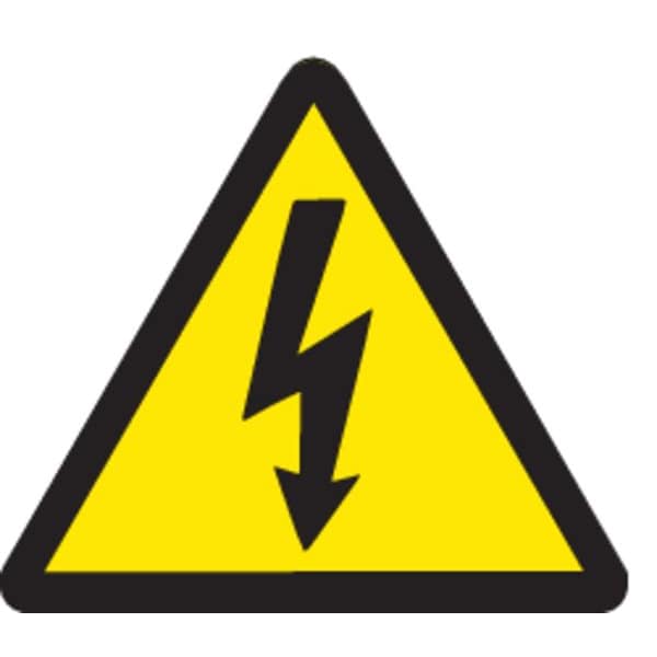 Brady Warning Label, 4 In. H, 4 In. W, PK10 - 60213