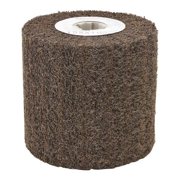 Cgw Abrasives Coated Flap Wheel Drum With Keyhole, 4 in Dia, 4 in W Face, 180 Grit, Fine Grade, Aluminum Oxide Abr - 72114