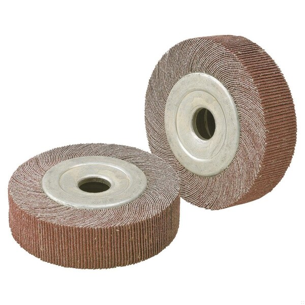 Cgw Abrasives Unmounted Coated Flap Wheel, 4 in Dia, 1 in W Face, 60 Grit, Medium Grade, Aluminum Oxide Abrasive - 41026