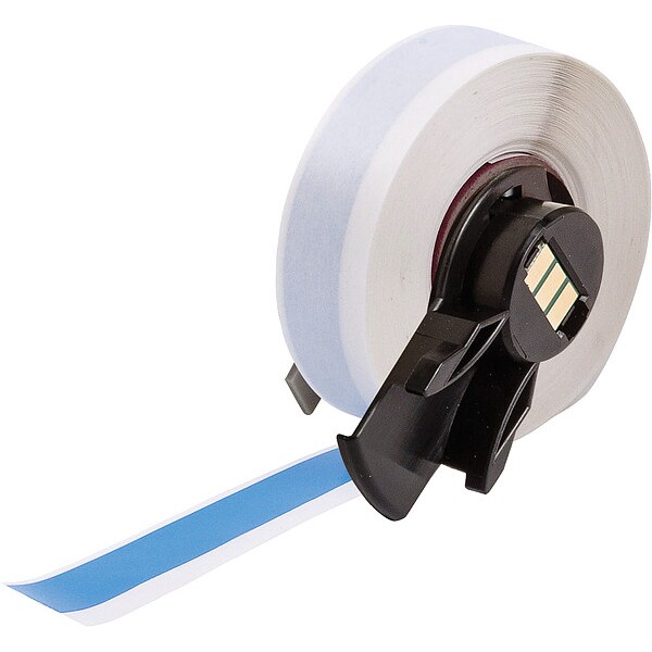 Brady Label, 1/2 in W, Outdoor, Blue - M6C-500-439-BL