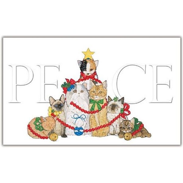 Pipsqueak Productions Pipsqueak Productions C570 Cat Holiday Boxed Cards - C570