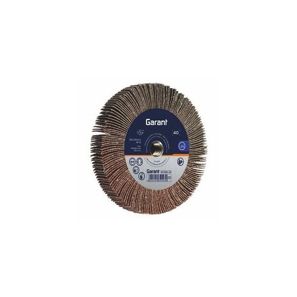Garant Flap Wheel, Dia: 125 mm, Grit: 40 - 566350 40